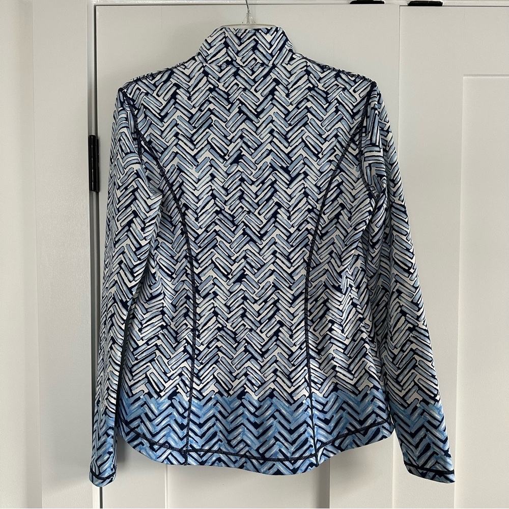 Like New! J. Mclaughlin Printed Active Full Zip J… - image 2